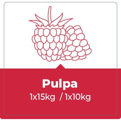 Frambuesa Pulpa – 10 y 15 Kg