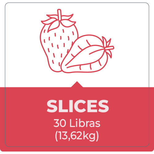 Frutilla Slice – 30 Lbr